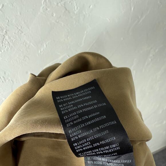 Weekday Women's Conform Cupro Long Shirt Small Button Long Sleeve Career B3-18 - Picture 8 of 8